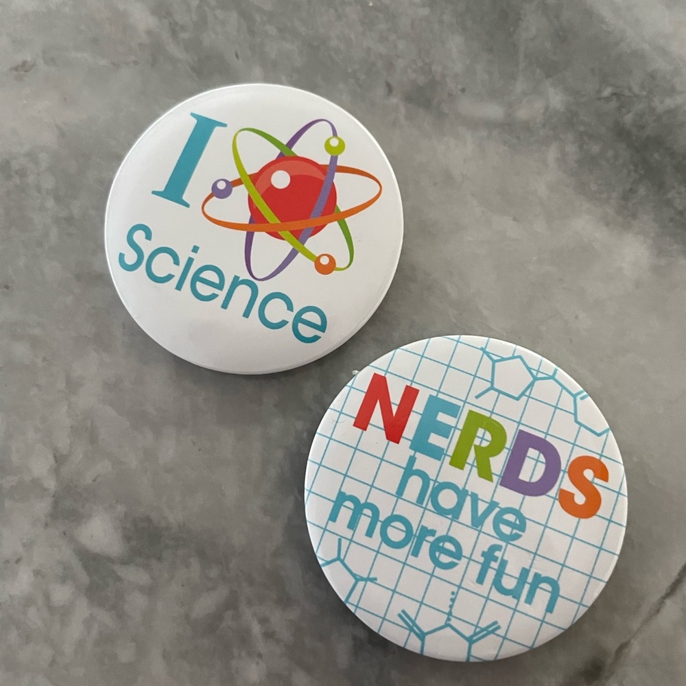 Science and Nerds Pin - Picture 4 of 8